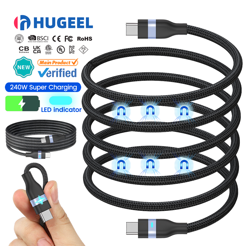 Magnetic usb c cable