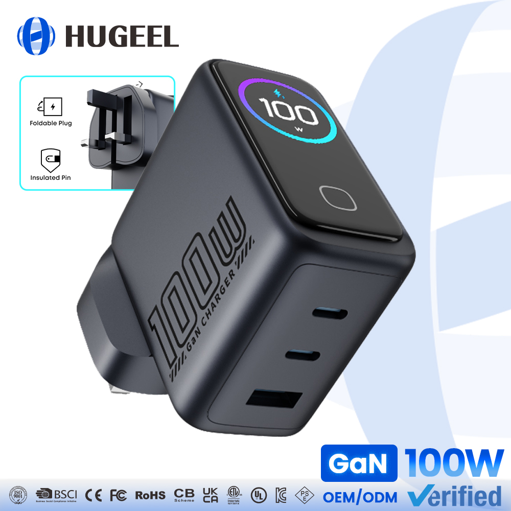 UK 100W GaN Charger